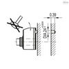 Elesa Mechanical position Indicators, DD50-FR-05.0-D-C2 DD50